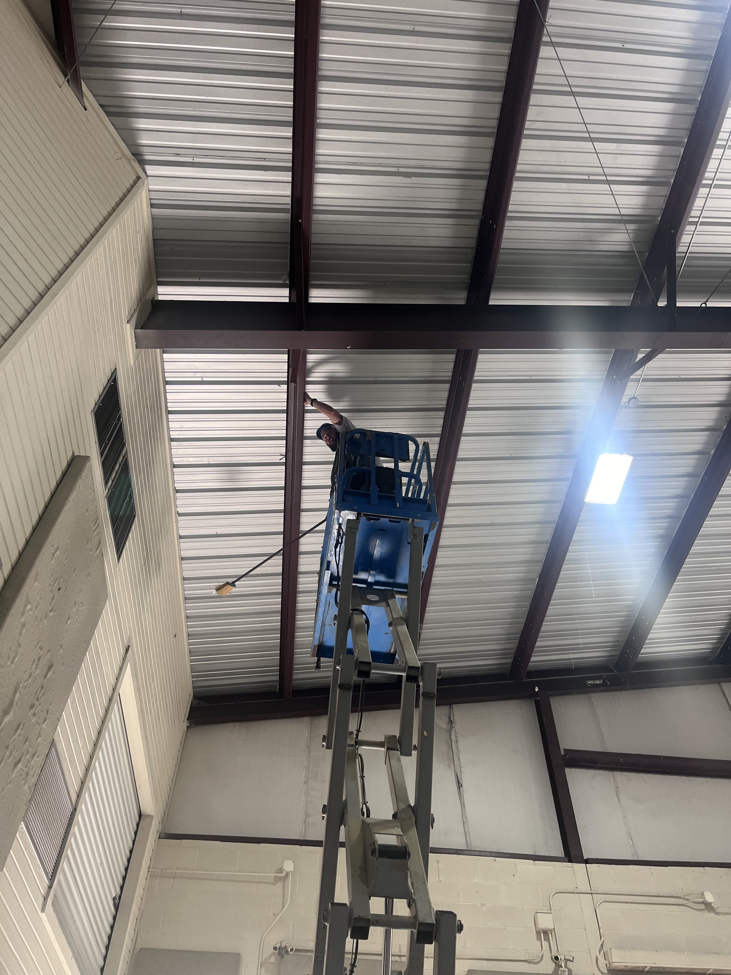 Replacing insulation at Civic Center