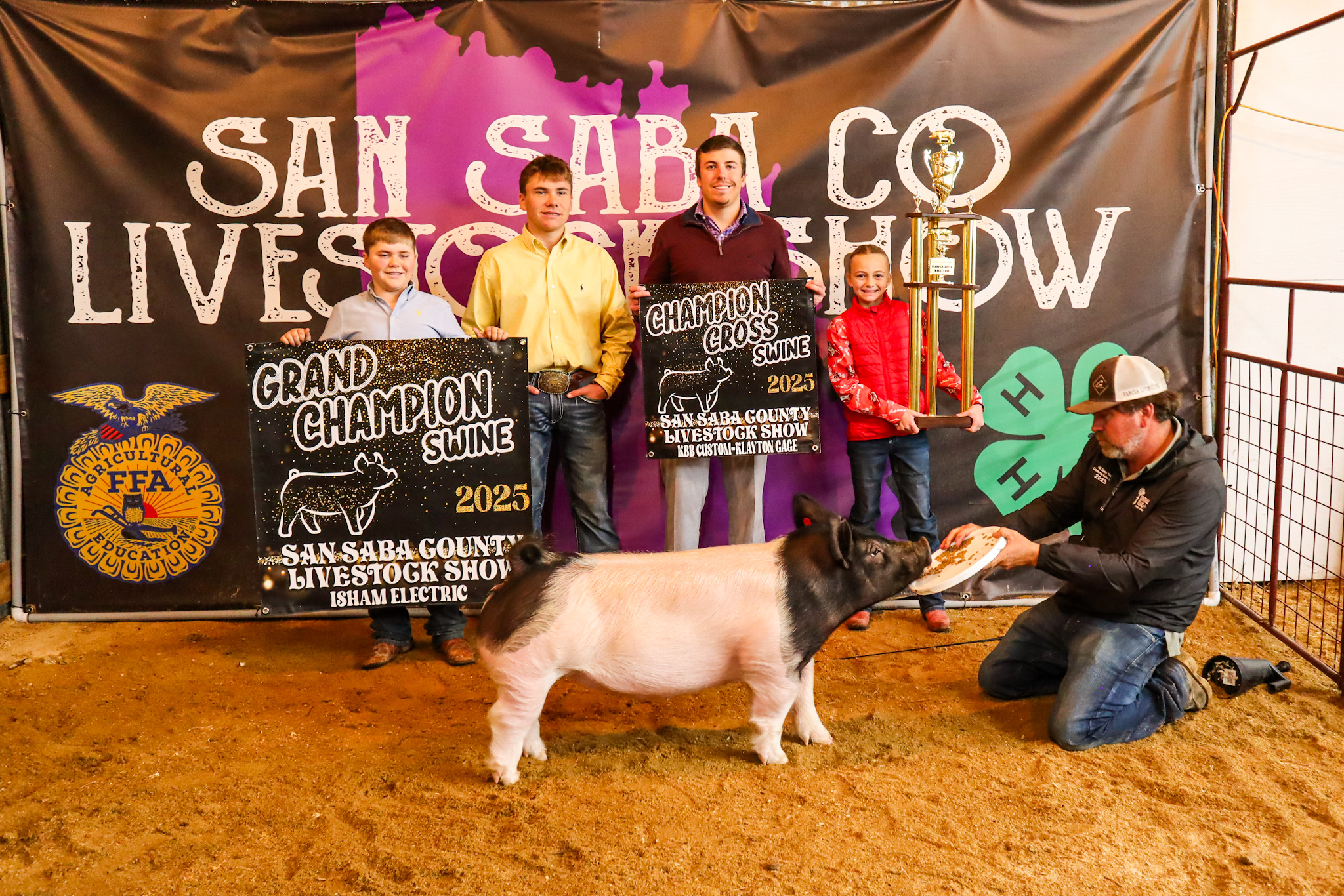Champion Cross Swine/Overall Grand Champion Swine - Jack Stewardson