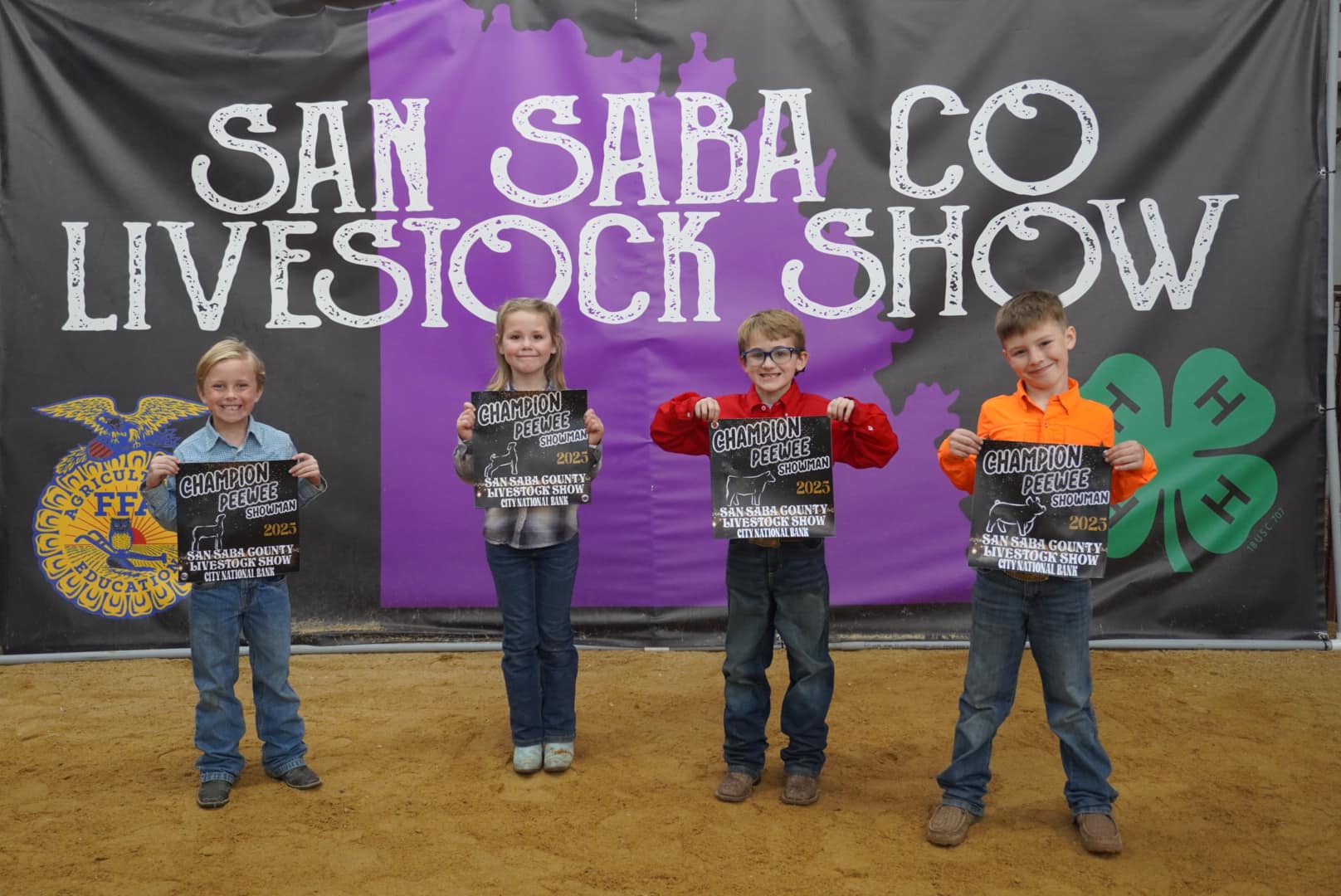 PeWee Showmanship Winners