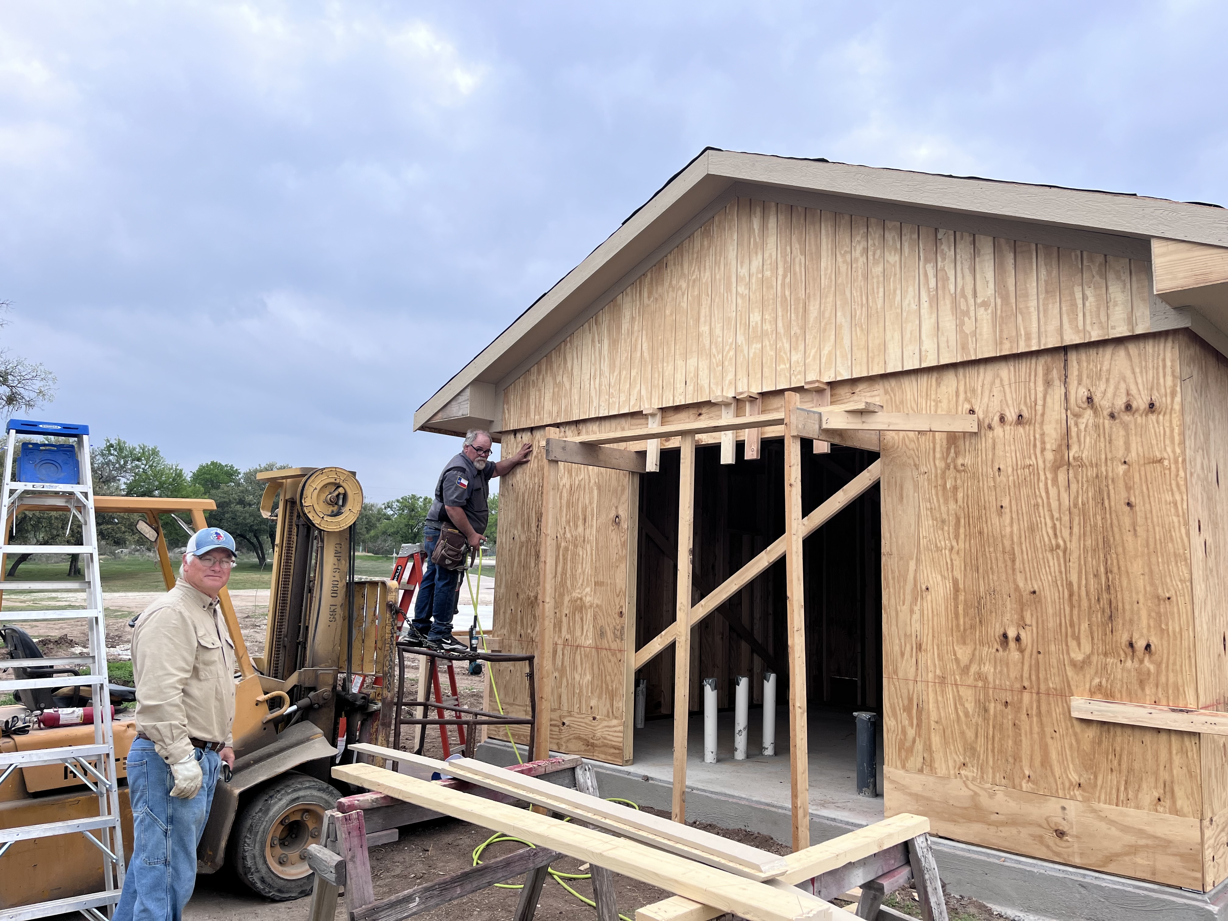 And now we have a roof!