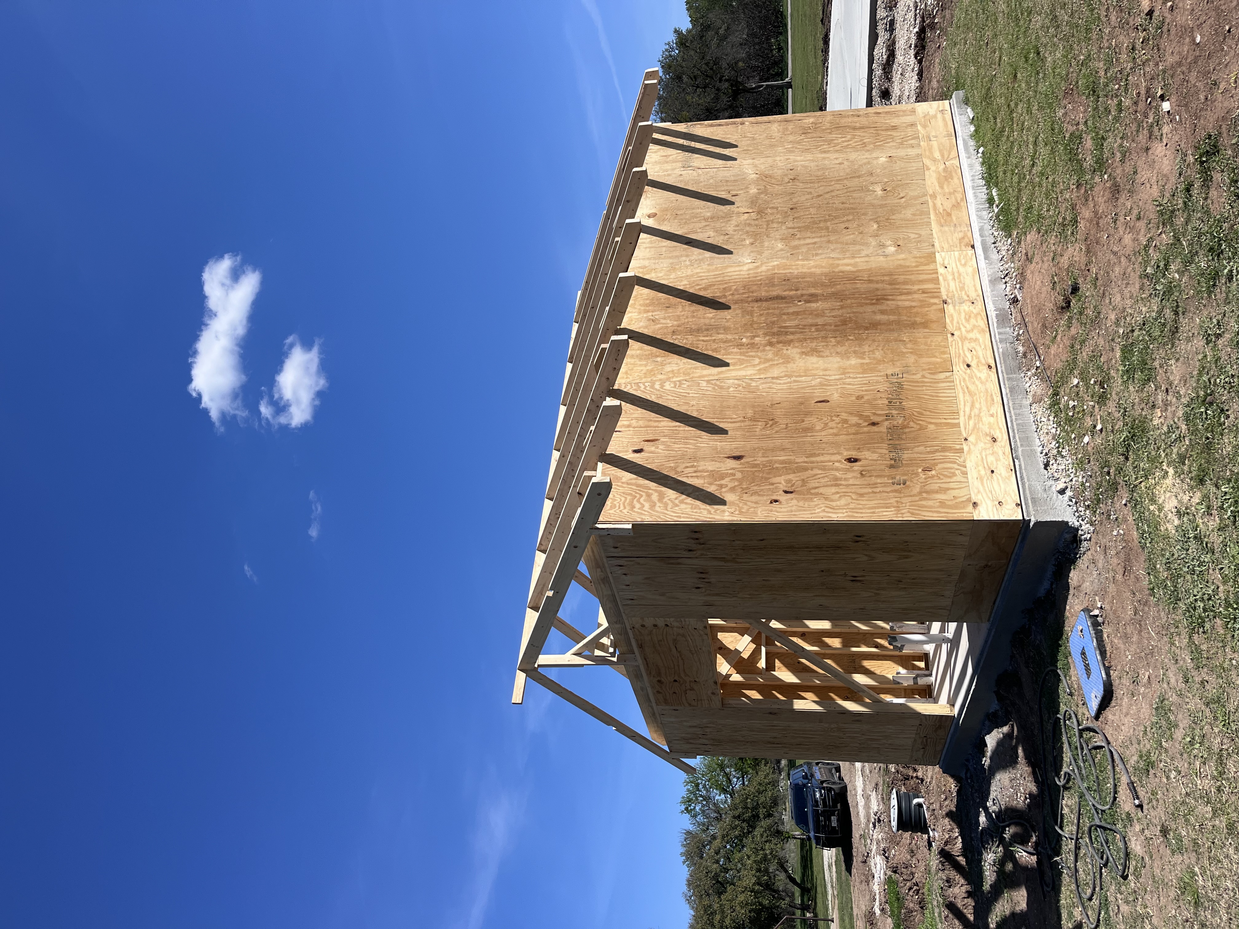 Walls are up