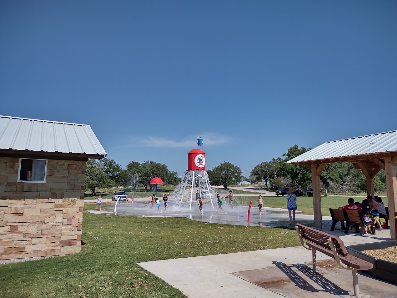 memorial weekend at the splash pad