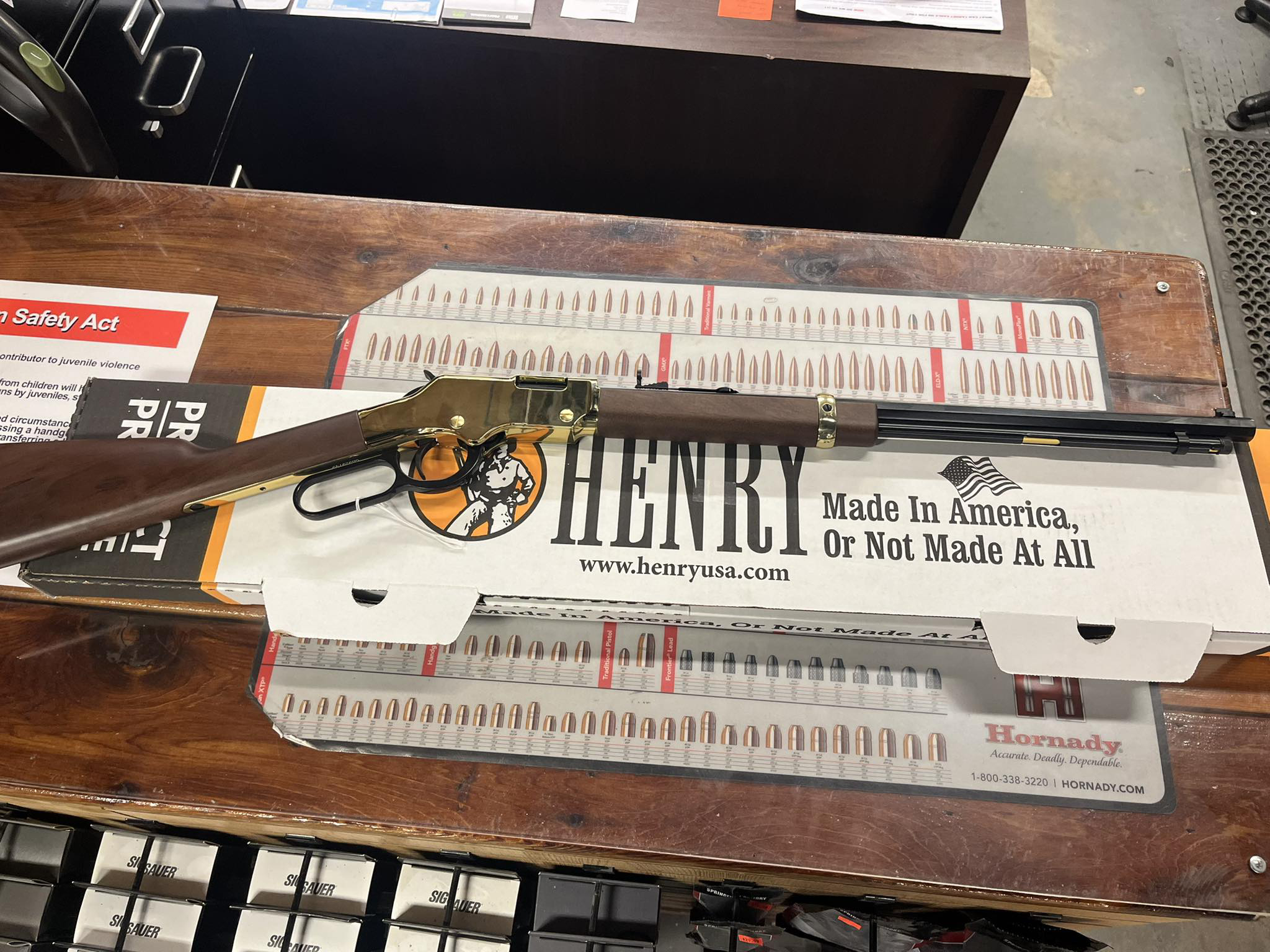 22 Lever Action Henry Golden Boy