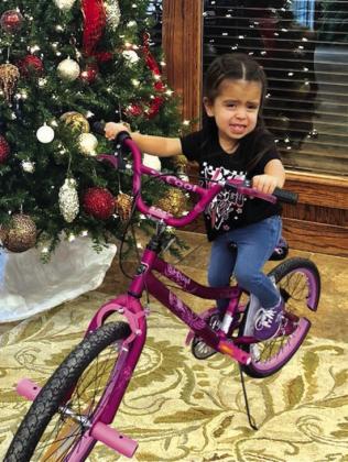 Hazel Gloria - Bicycle winner