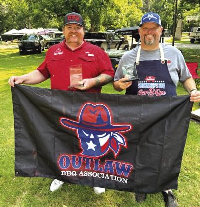 Grand Champion Peter Harrison and Reserve Grand Champion Bud Brown Courtesy of Cow Camp Cookoff