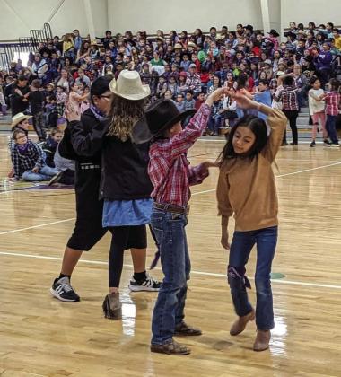 4th grade students two-stepping