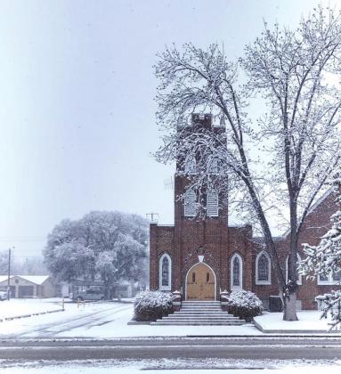 Where was this snow at Christmas for San Saba County?!?