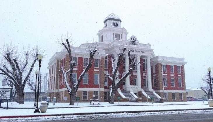 Where was this snow at Christmas for San Saba County?!?