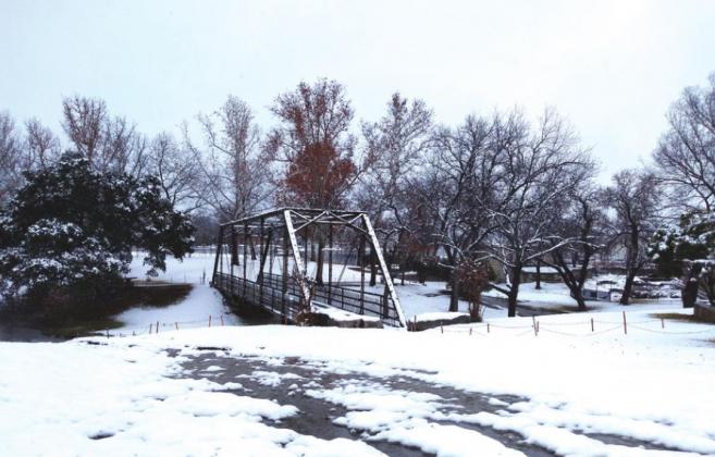 Where was this snow at Christmas for San Saba County?!?