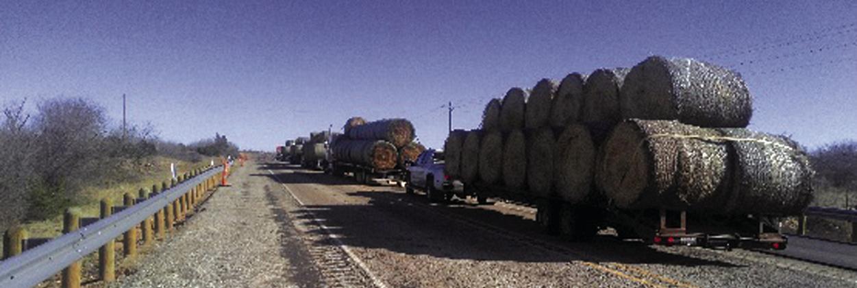 San Saba County Farmers and Ranchers were on their way over the weekend to help out the wildfire victims in the Texas Panhandle.