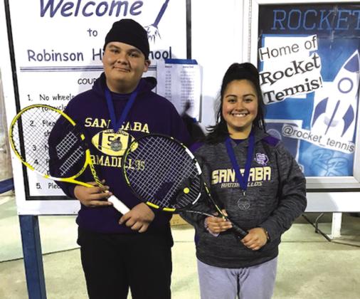 Jose Rojas and Jazmin Davila - Second Place in Mixed Doubles