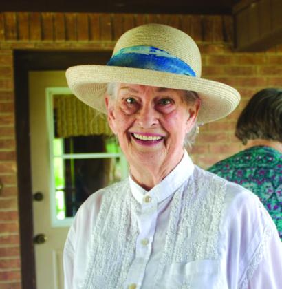 Pictured to the right: Gail Bruner, longtime SS Garden Club member and active participant in beautifying San Saba