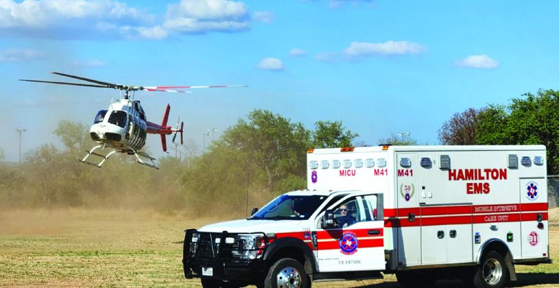 CareFlite and Hamilton EMS - San Saba event