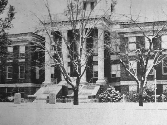 1/18/1973, 50 years ago: WINTER IN THE CAPITAL –– This is a winter scene of the courthouse in the Pecan Capital last Thursday morning, Jan. 11, after the snowstorm that began early in the night Wednesday. It has been several years since this much snow, about four inches, has fallen in the area. The snow makes the shrubs and even the bare trees take on a majestic appearance, as well as the courthouse. –– Staff Photo