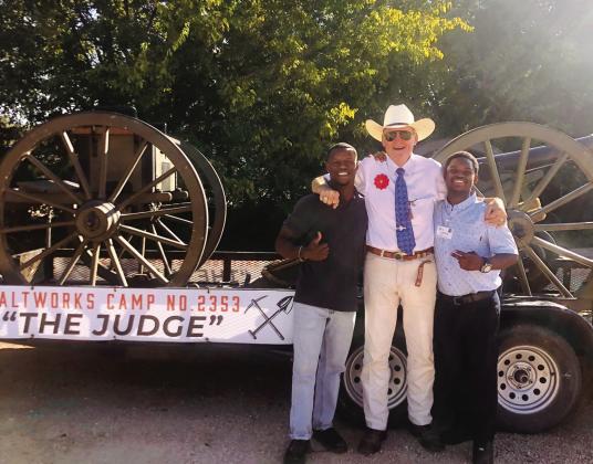 Everyone likes “The Judge.” Taken in Lampasas stopping for fuel in Lampasas.