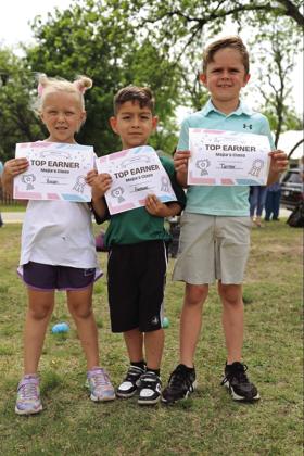 Mrs. Mejia’s Top Earners: Vivian Theis, Gustavo Montoya, and Turner Henslee