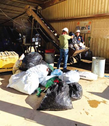 Cans were delivered to Brownwood Iron and Metal Recycling Company. Photo by Michelle McKinnerney