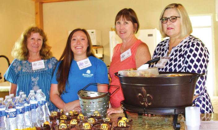 October meeting of San Saba Garden Club features stepping stone art