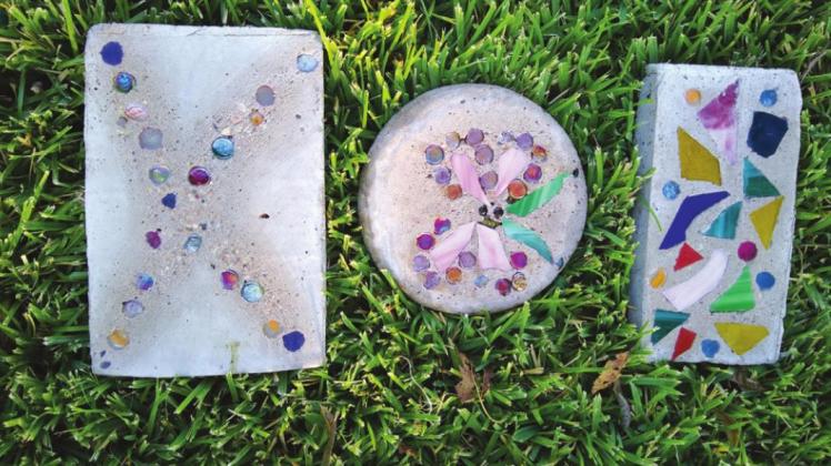October meeting of San Saba Garden Club features stepping stone art
