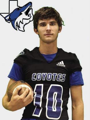 RSISD Senior Jayden Sutherland - #10 - two Interceptions - TD Reception in Friday night's game against Burkesville.