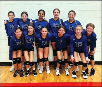 Junior High girls volleyball team Courtesy of Sue Ransom