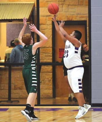 San Saba County Basketball Action