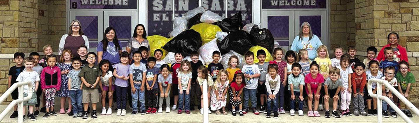 SSES PK3 and PK4 students and teachers collected 1,347 plastic bottles, placing 6th!