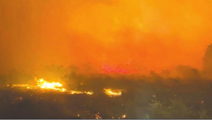 4K Ranch fires continue to rage; county and area VFDs fearlessly fight to bring this monster under control!