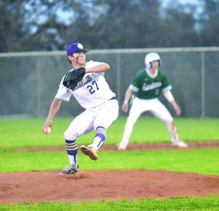 Winton Lackey pitching