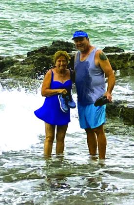 Sue Ransom with her son Shane Ransom