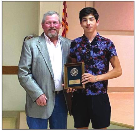 Area 2 Winner - Richland Springs student - Cody Martin (2nd Place Essay)