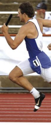 Rode Ligon running in 4x200 Relay
