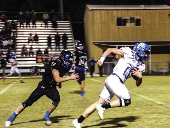 Brady Johnson in for the score for Cherokee Courtesy of Sixmania football