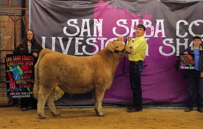 Reserve Grand Champion Steer - Jack Stewardson