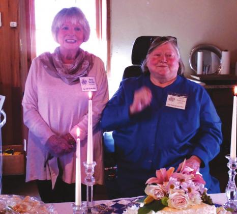 Hostesses (L to R): Nancy Van Etten and Trish Fullerton Photo courtesy Dianna Furlan
