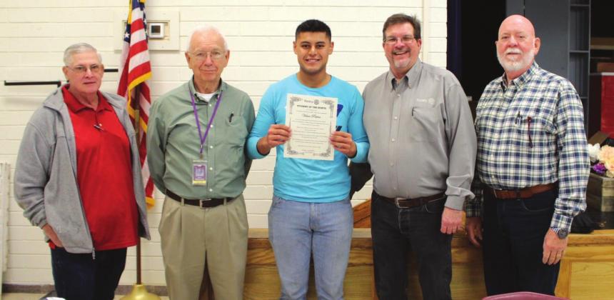 Rotary Student of the Month awarded for Marchsenior