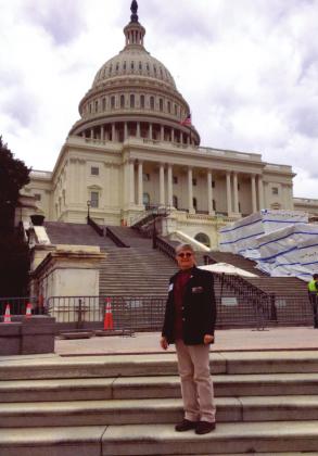Clovia Ketchum, San Saba County Young Farmer member and National Young Farmer Secretary, attended a 3-day Promise in Washington DC this past week. 