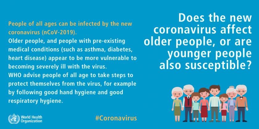Virus affects all ages.