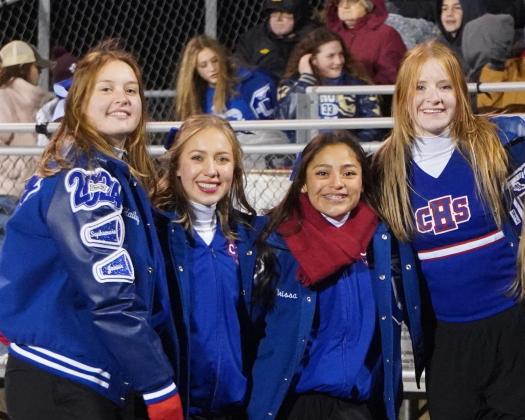 Hailey Penney, Maycie Shanklin, Lauren Roberson, and Chloe Berrio