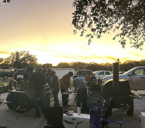 Several BBQ pits were manned for the majority of the day cooking sausage, jalapenos and bacon wrapped antelope eggs.