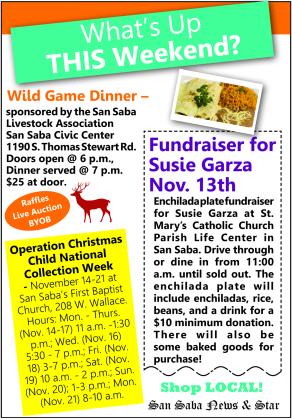 Events in San Saba, Texas