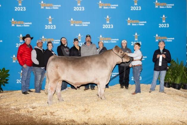 Jace Stewardson – 10th Class 4 All Other Color Steers Houston Livestock Show