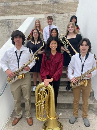 Brass quintet and saxophone trio members