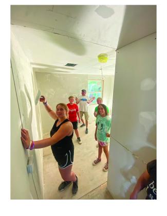 The Father’s House Youth group painting
