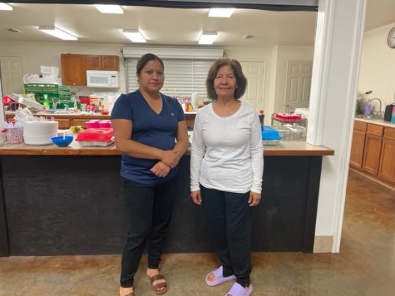 Salena Cisneros and her mom Trish blessed volunteers with some fabulous breakfast tacos!