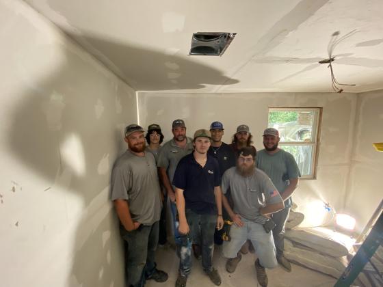 Heath Eckerman and crew from Tex-Air