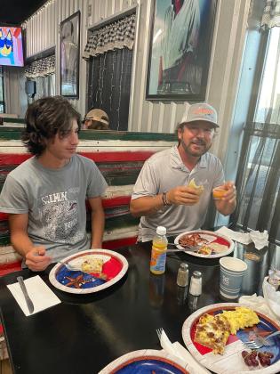 Getting fueled up for the day!