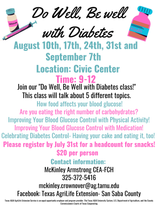 Do Well, Be Well with Diabetes