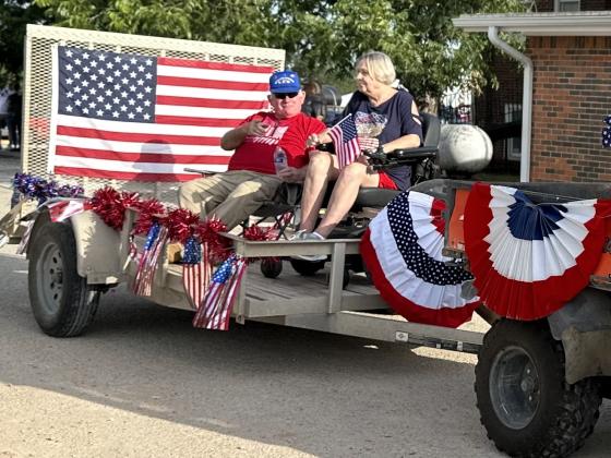 Grand Marshall Douglas Gibson and wife Wanda