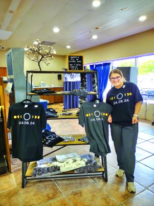 Marissa Diaz wants you to know you can get your Eclipse Gear at Everett's!